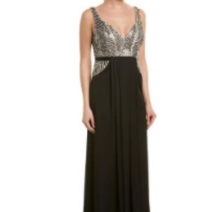 Aidan Mattox Women's Black Gown size 12